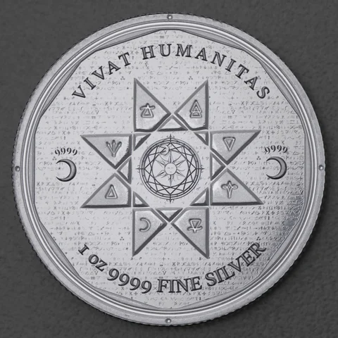 Silbermünze 1oz Tokelau Vivat Humanitas 2022