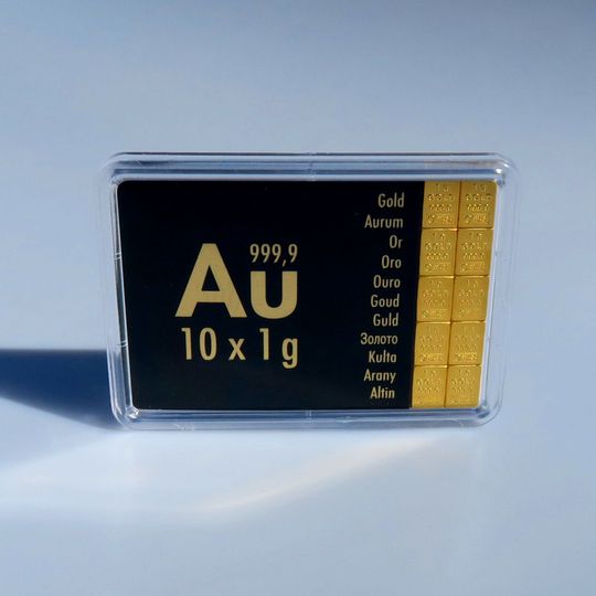 10 x 1g Gold CombiBar™