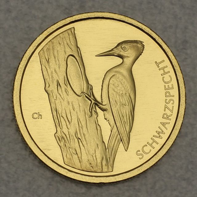 20 Euro Goldmünze 2021 Schwarzspecht
