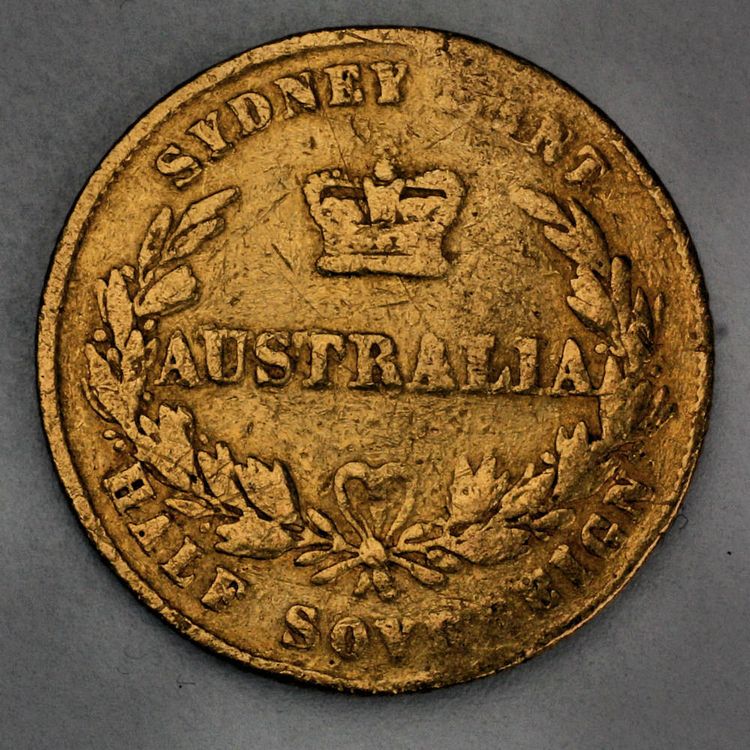 Half Sovereign Goldmünze Australien