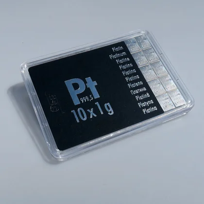 10 x 1g CombiBar® Platintafel