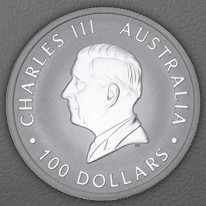 Australian Kangaroo, 1oz Platinmünze 2026, König Charles III