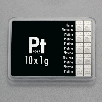 10g Platin CombiBar® Tafelbarren