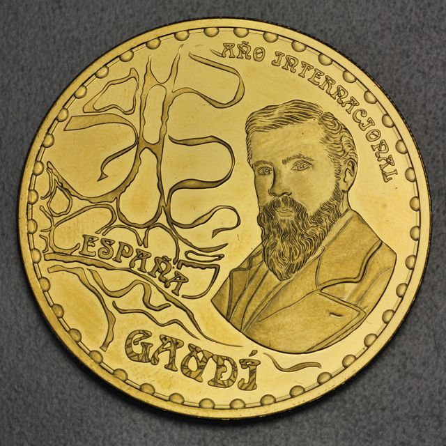 400 Euro Goldmünze Spanien 2002 Casa Battlo - Gaudi