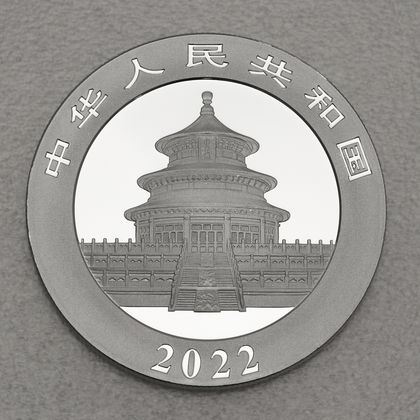 30g Silbermünze Panda, 2022
