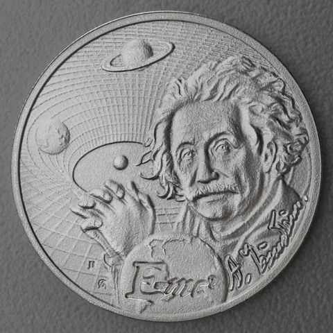 Silbermünze 1oz Niue "Icons of Inspiration" - 2022 Albert Einstein