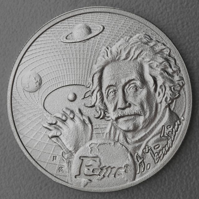 Silbermünze 1oz Niue &quot;Icons of Inspiration&quot; - 2022 Albert Einstein