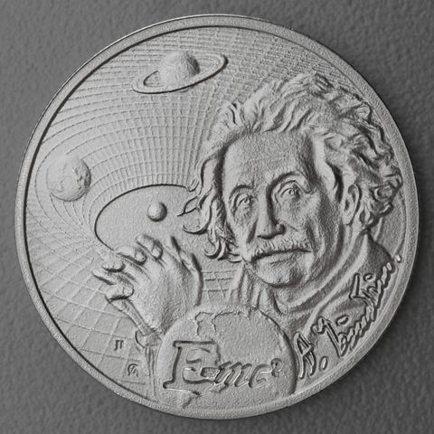 Silbermünze 1oz Niue "Icons of Inspiration" - 2022 Albert Einstein