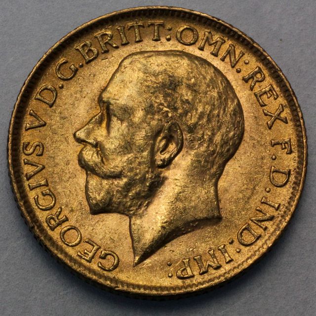 Sovereign Münze König Georg V