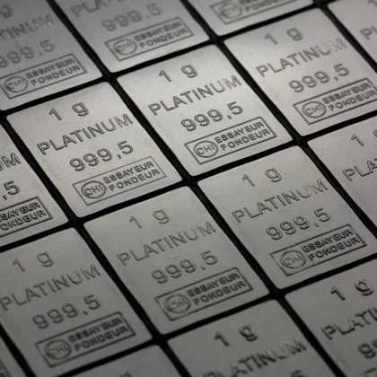 50 x 1g CombiBar® Platintafelbarren