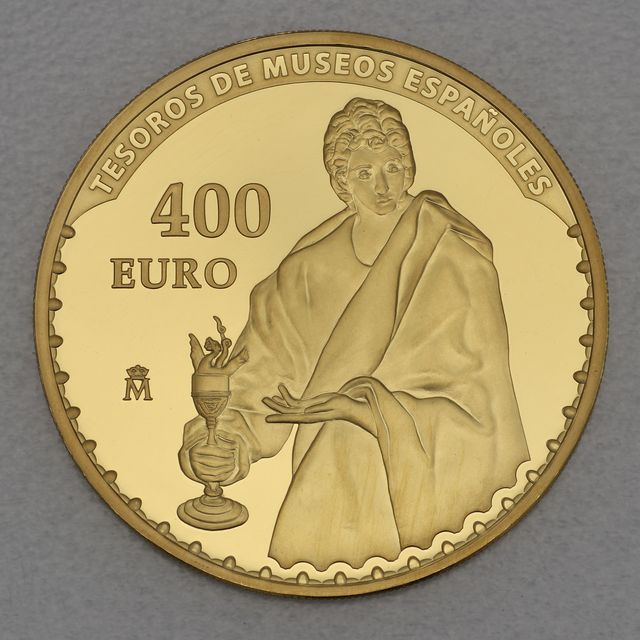 Goldmünze 400 Euro Spanien 2014 El Greco
