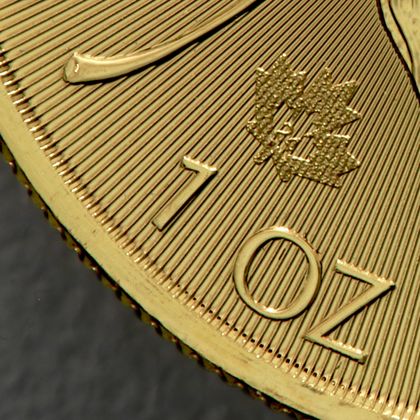 1oz Goldmünze Maple Leaf, Sicherheitsmerkmal 
