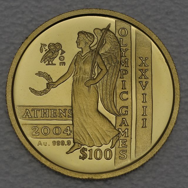 Goldmünze 100 Dollar Sierra Leone 2003 - Victory Goddess Nike