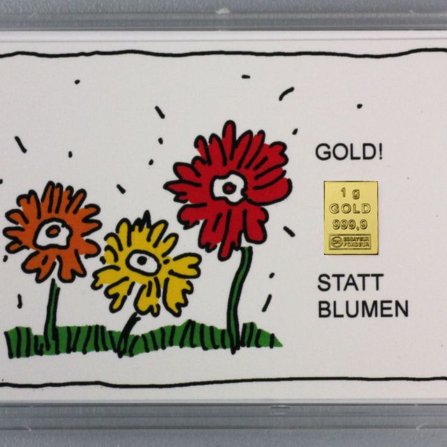 Gold statt Blumen