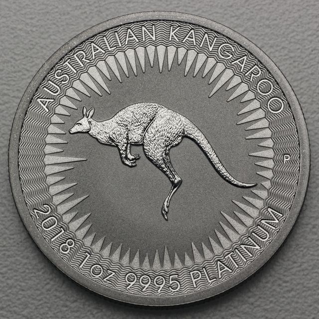 1oz Platinmünze Känguru