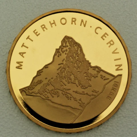 Goldmünze 50 Franken Schweiz 2004 - Matterhorn