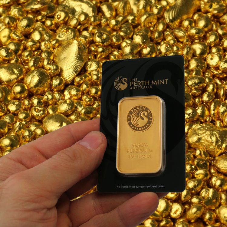 100g Känguru Feingoldbarren 100g Känguru Feingoldbarren