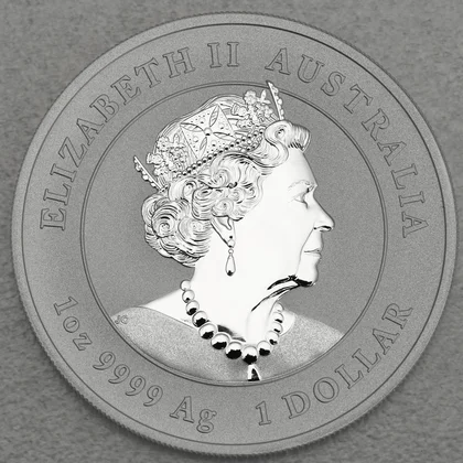 Lunar III, 1oz Silbermünze, Ochse, 2021