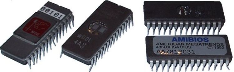 Keramik-Chips, EPROMs, ICs