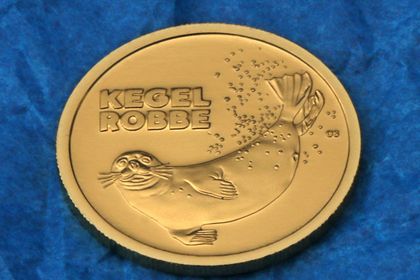 20 Euro Goldmünze Goldeuro Kegelrobbe 2022 aus BRD