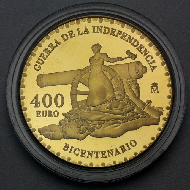 400 Euro Goldmünze Spanien 2008 - 200. Jahrestag des spanischen Unabhängigkeitskrieges