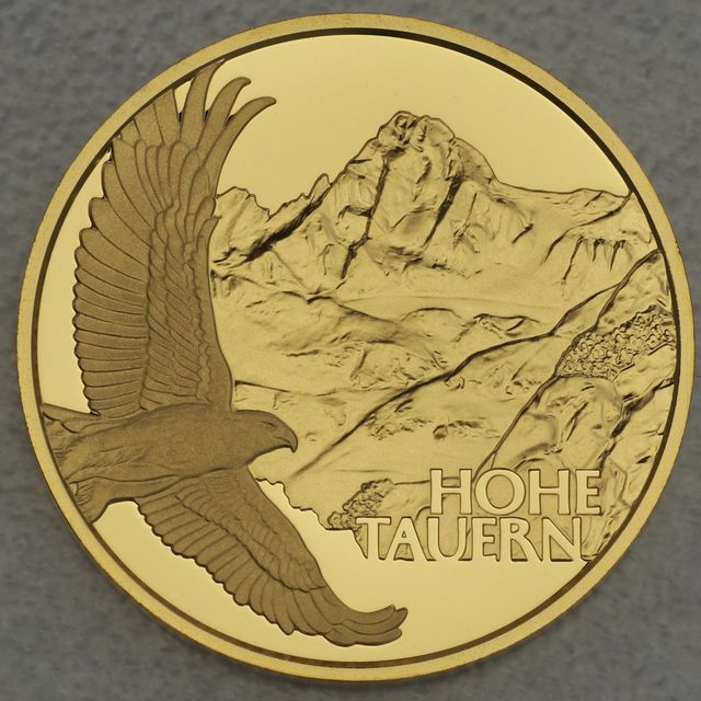 Goldmünze 50 Euro Österreich 2020 - Am höchsten Gipfel - Naturschatz Alpen
