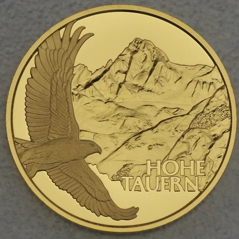 Goldmünze 50 Euro Österreich 2020 - Am höchsten Gipfel - Naturschatz Alpen