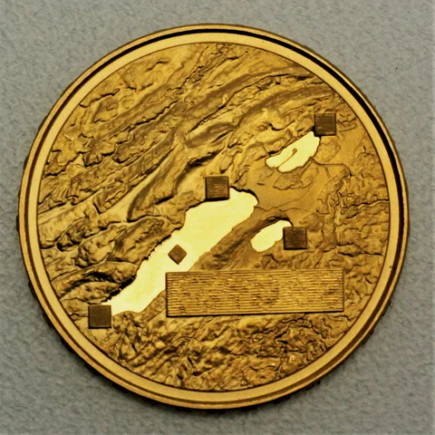 Goldmünze 50 Franken Schweiz 2002 - Expo 02