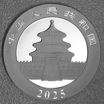30g Silbermünze Panda, 2025