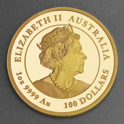 Lunar III, 1oz Goldmünze, 2020, Polierte Platte