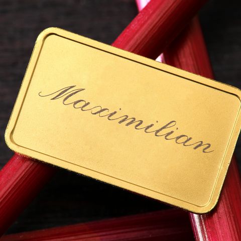 Beispiel-Textgravur auf 2,5g Gold