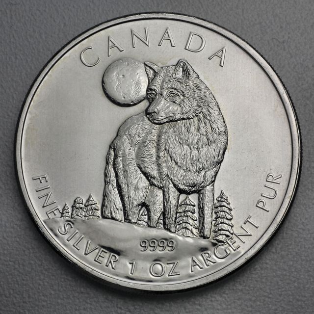 Silbermünze 1oz Canadian Wildlife 2011 Wolf