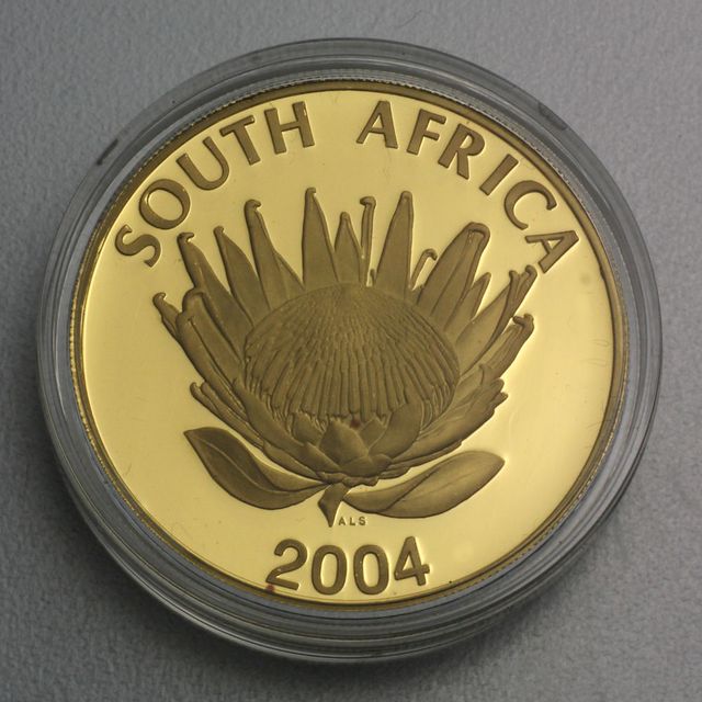 Südafrikanische Sammelgoldmünze Goldrand