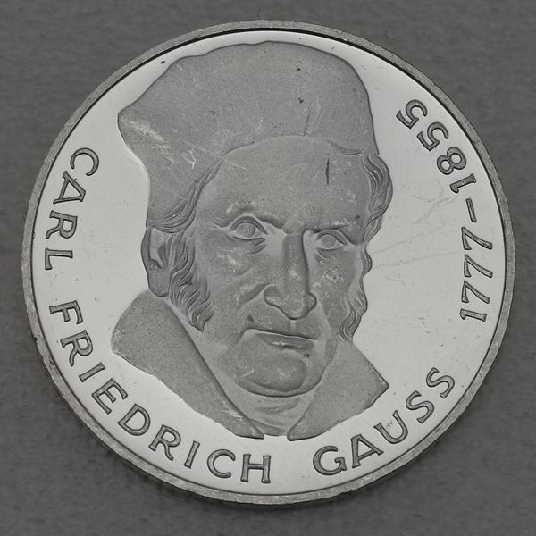 Silbermünze BRD 5 DM 1977