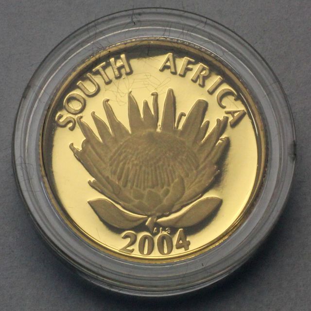 1/10oz Gold 1 Rand 2004 Goldmünzen