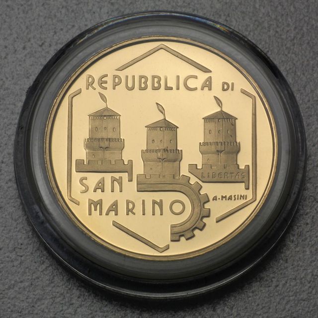 20 Euro Goldmünze San Marino 2007 Soziales Zusammenleben