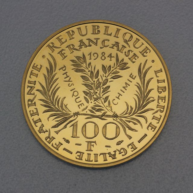 100 Francs Gedenkmünze 1984