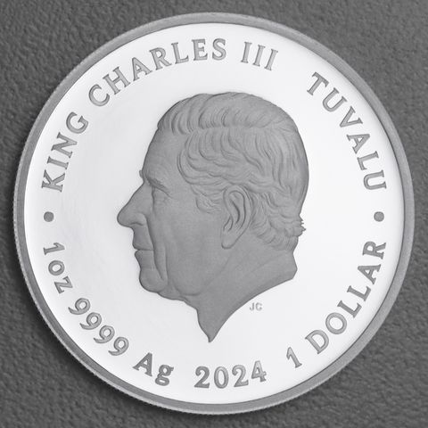Silbermünze 1oz Sean Connery - James Bond 2024 koloriert