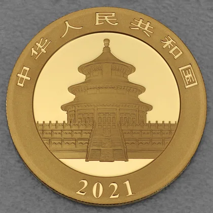 Goldmünze China Panda, 30g, 2021