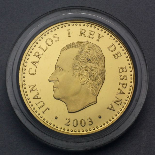 100 Euro Goldmünze Spanien 2003 Fussball WM 2006 Deutschland