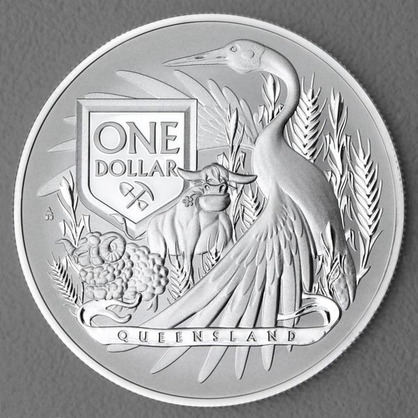 Silbermünze 1oz Coat of Arms - 2023 Queensland