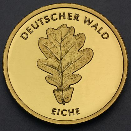 20 Euro Goldmünze "Eiche" 2010 der Serie "Deutscher Wald"