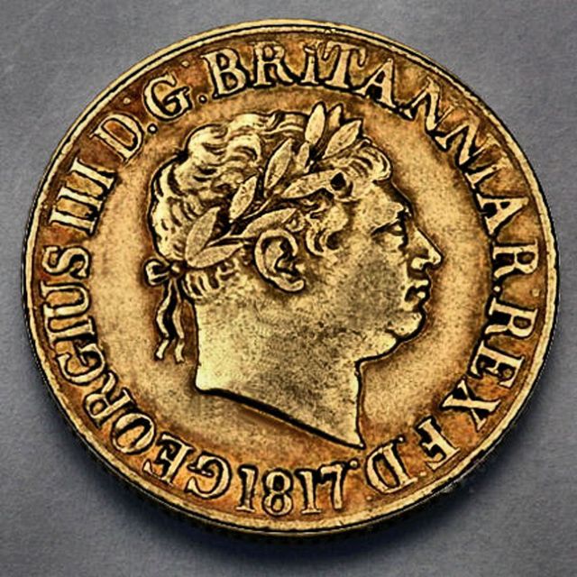 Sovereign Münzen Georgius III (Georg III)