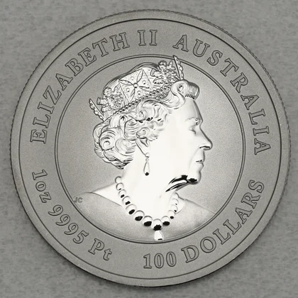 1oz Platinmünze Lunar III, Queen Elizabeth II