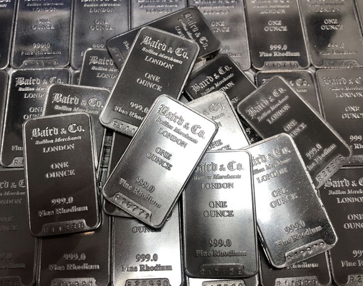 1oz Rhodium Barren 1oz Rhodium Barren