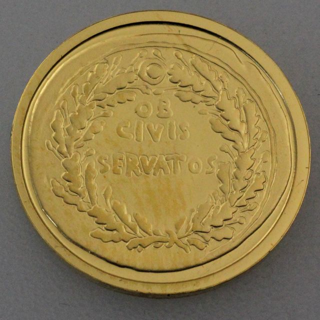 Goldmünze 20 Euro Spanien 2008 Juwelen der Numismatik Caesars Aureus