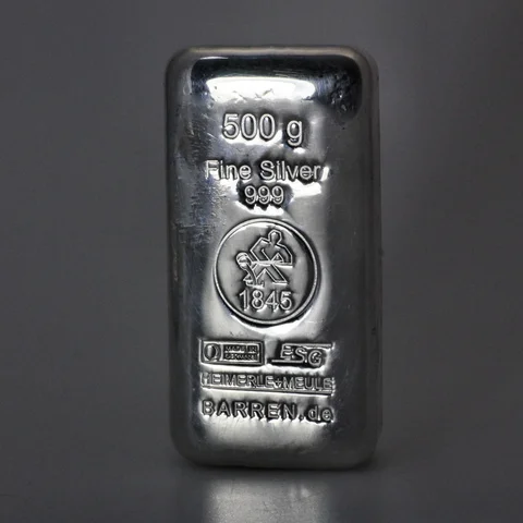 500g Barren Feinsilber