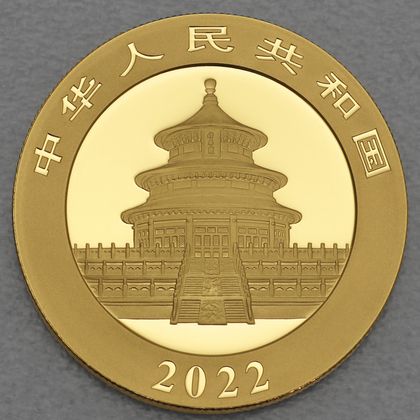 Goldmünze China Panda, 30g, 2022