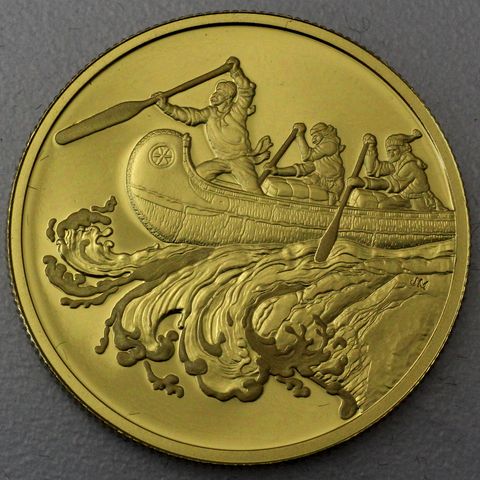 Goldmünze 200 Dollar Kanada 2005 - Pelzhandel