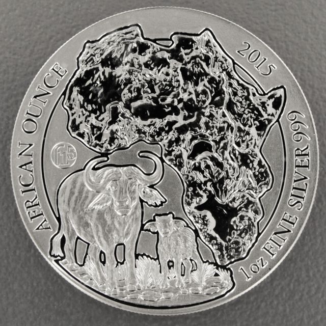 Silbermünze African Ounce 2015 - Büffel